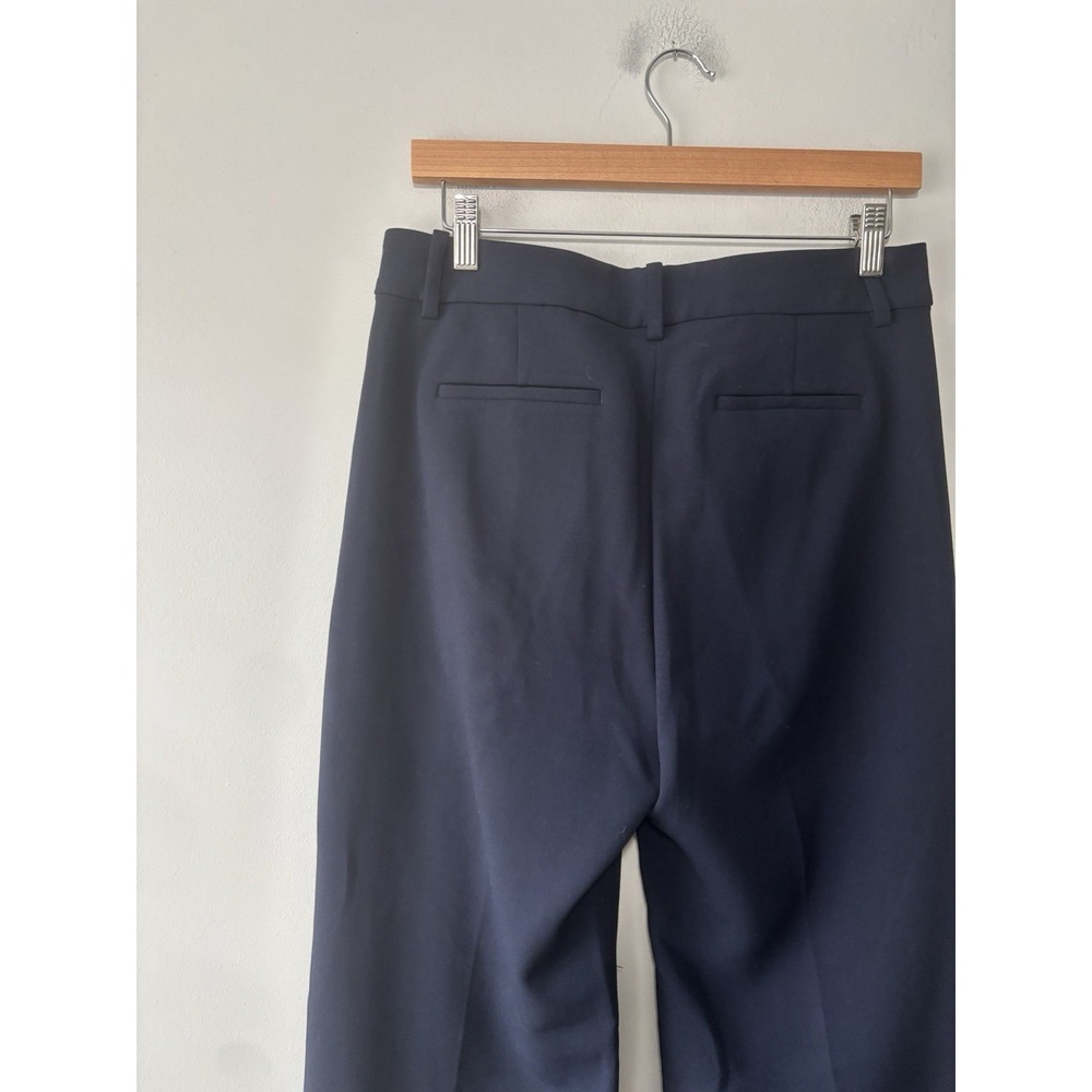 J.Crew Natalia Pant in Four-Season Stretch Size 8 Navy Dress High Rise Trouser - Picture 5 of 8